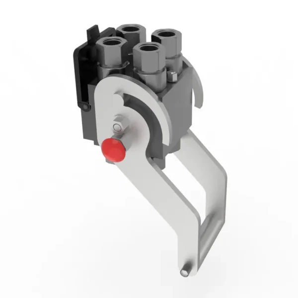 MP Series multiplate couplers allow the simultaneous connection of multiple hydraulic lines.