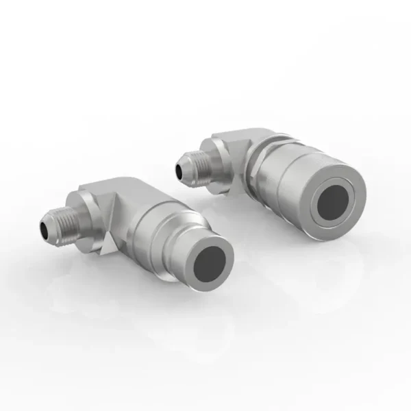 FF90 Series 90° elbow flat face quick couplings