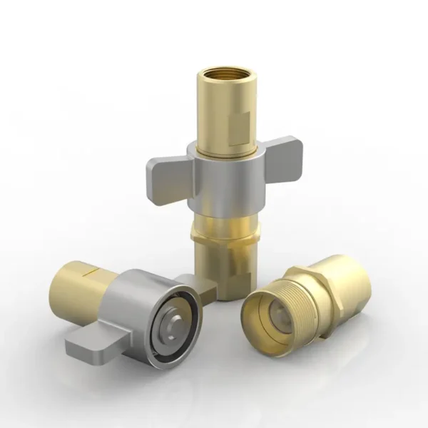 WSC Series – Brass Wing Style Screw Connect Couplers With Steel Nut