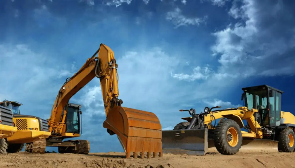 heavy equipment for construction