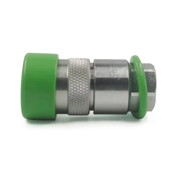 1/4" Body Size Flat Face Quick Coupler Male Thread 16/9-18 UNF Male Coupler 1/4" NPT Female Coupler for Portable car Lifting - Image 6