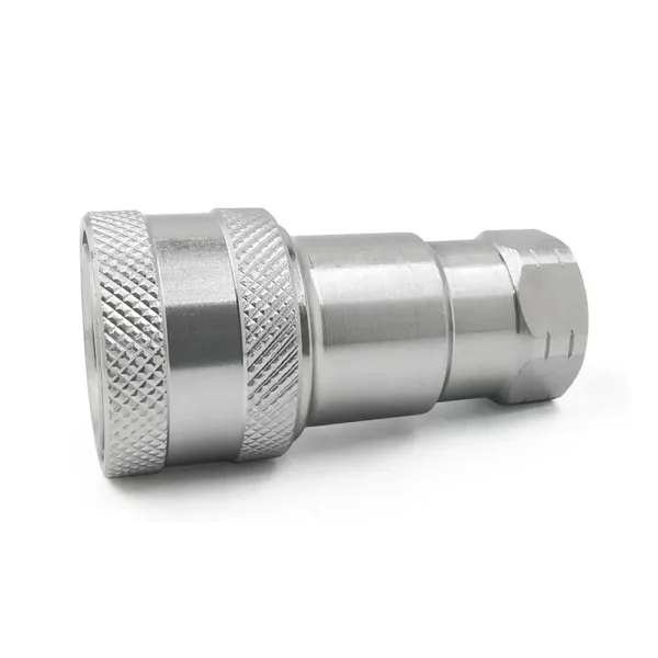 2 sets 3/8" NPT Thread ISO7241-1A Hydraulic Quick Disconnect Coupler Set with Dust Caps - Image 6