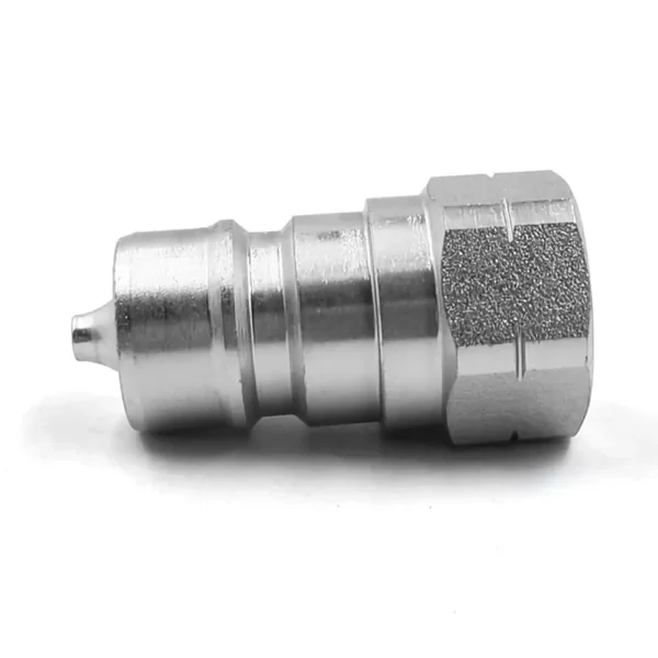 3/8" NPT Thread ISO 7241-1 Series A Hydraulic Quick Disconnect Coupling/Quick Coupler set with dust caps - Image 6