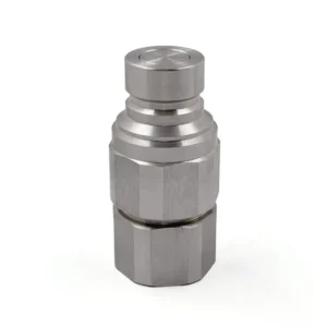 1/2″ Size Stainless Steel Flat Face Male Coupler ISO 16028 With 1/2"NPT Female Thread