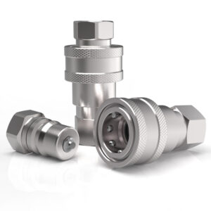 Stainless steel ISO B couplers made to the ISO 7241:2023 Series B Standard dimensions