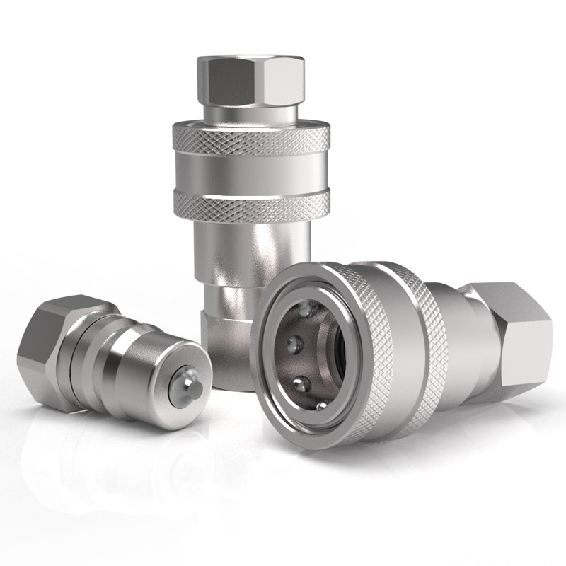 Stainless steel ISO B couplers made to the ISO 7241:2023 Series B
Standard dimensions