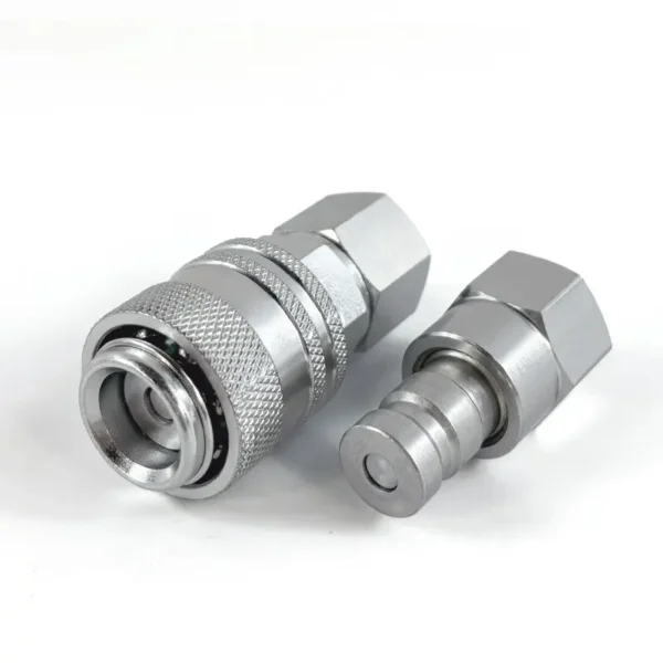 1/8" Size Steel Test Port and Diagnostic Equipment Quick Coupler Sets(SAE J1502 / ISO 15171-1/Compucheck) with Female Pipe Thread, 1/4" NPT Thread Size - Image 3