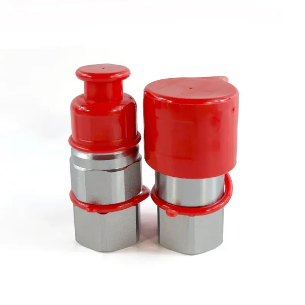 5/8 Body Size ISO16028 High Flow Skid Steer Flat Face Hydraulic Quick Connect Couplers/Couplings Set