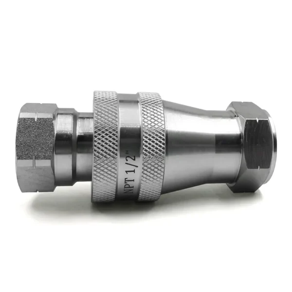 1/2" NPT Thread ISO 7241-1 Series A Quick Disconnect Coupling set W/dustcaps - 图片 2