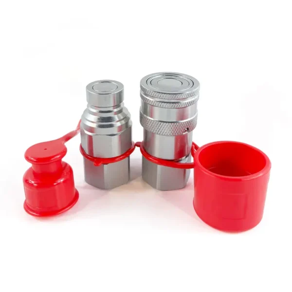 5/8" body Size, 3/4” NPT Thread ISO 16028 Flat Face Quick Couplings