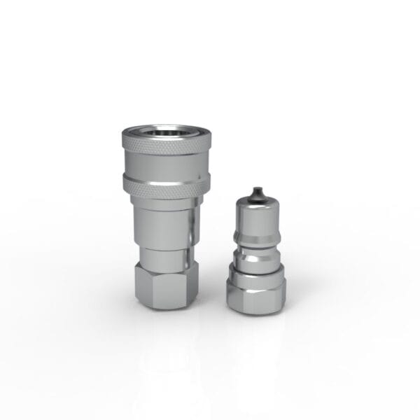 IBS Series 1/4'' Stainless Steel ISO 7241-1 Series B Quick Coupling With NPT 1/4" Female Thread