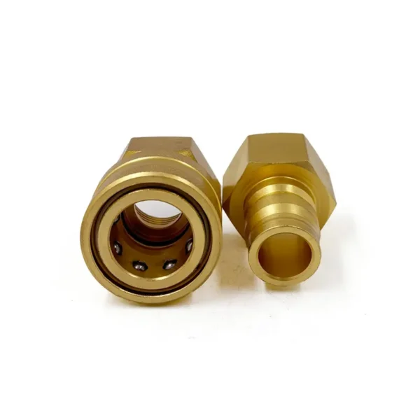 1/2″ PWB Brass Valveless Pressure Washer Coupling Sets With 1/2″ NPT Female Thread - Image 3