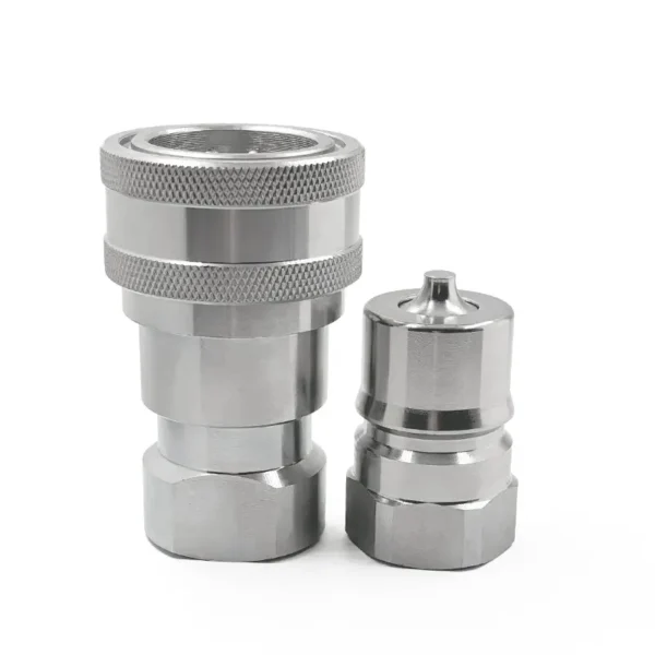 1″ ISO B Quick Coupling Set with 1″ NPT Female Thread