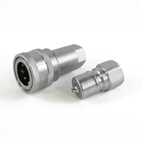 Hydraulics 3/8'' NPT ISO 7241-1 Series B Hydraulic Quick Coupler/Coupling set - Image 3