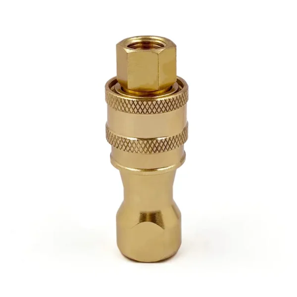 1/4″ Brass ISO B Quick Coupling Sets with 1/4″ NPT Female Thread - Imagen 3