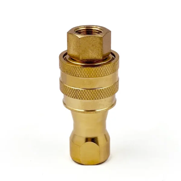 3/8″ Brass ISO7241-1 B Quick Coupling Sets with 3/8″ NPT Female Thread - Image 2