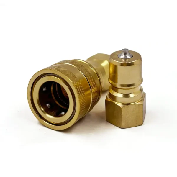 3/8″ Brass ISO7241-1 B Quick Coupling Sets with 3/8″ NPT Female Thread - Image 3