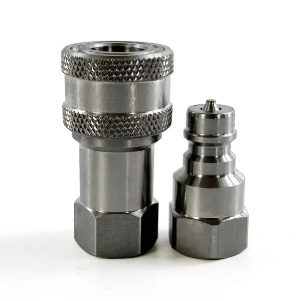 1/4" Size NPT 1/4" Female Thread ISO A Stainless Steel Quick Coupling